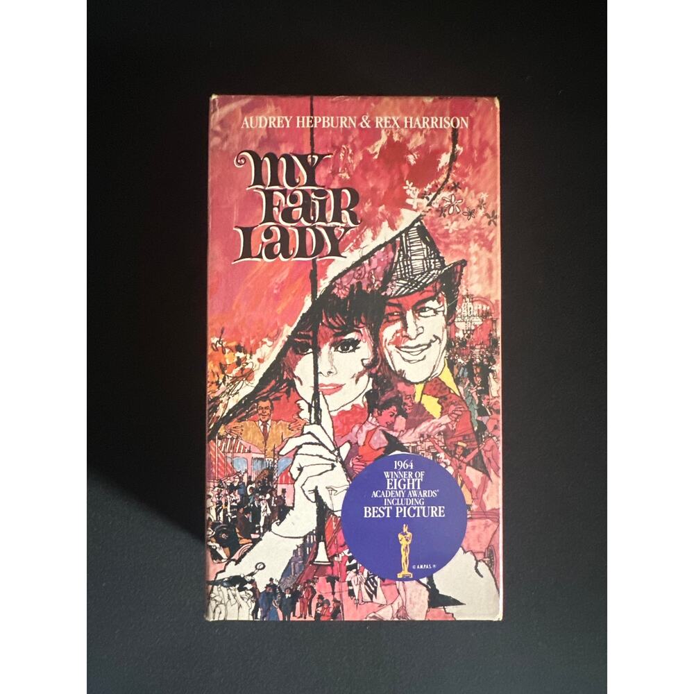 NEW MY FAIR LADY VHS 2 Tape Set Audrey Hepburn Rex Harrison
